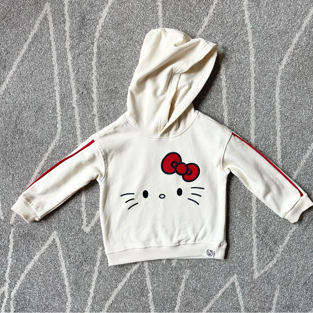 Hello Kitty Cream Hoodie Sweatshirt 3T